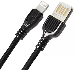 Кабель USB Veron LV-01 Reversible Lightning Cable Black - миниатюра 2