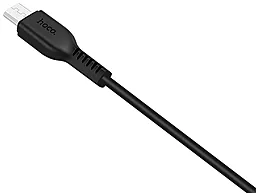Кабель USB Hoco X13 Easy Charge micro USB Cable Black - миниатюра 2