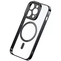 Чехол Baseus Glitter Series Magnetic Case +Glass 0.22mm для Apple iPhone 14 Pro Black (ARMC010101) - миниатюра 2
