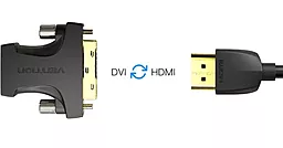 Видео переходник (адаптер) Vention HDMI - DVI-D (24+1) 1080p 60hz black (AILB0) - миниатюра 6