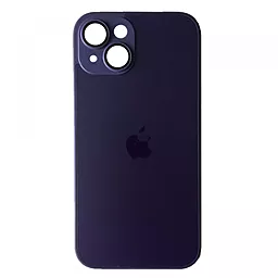 Чехол AG Glass with MagSafe для Apple iPhone 14 Dark purple
