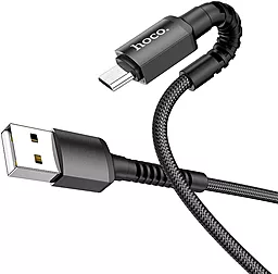 Кабель USB Hoco X71 Especial micro USB Cable Black - миниатюра 3