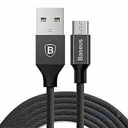 Кабель USB Baseus Yiven micro USB Cable Black (CAMYW-A01) - миниатюра 2
