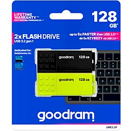 Флешка GooDRam 2x128 GB UME3 MIX 2-PACK USB (UME3-1280MXR11-2P) - миниатюра 7