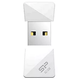 Флешка Silicon Power 32Gb Touch T08 White USB 2.0 (SP032GBUF2T08V1W) - миниатюра 3