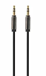 Аудіо кабель Cablexpert AUX mini Jack 3.5mm M/M Cable 1 м black (CCAPB-444-1M)