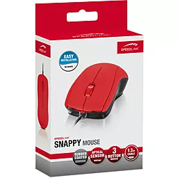 Комп'ютерна мишка Speedlink SNAPPY Mouse, (SL-610003-RD) Red - мініатюра 4