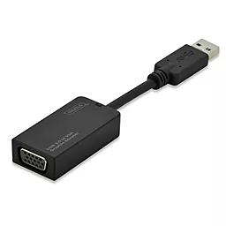 Видео переходник (адаптер) Digitus USB 3.0 to VGA, (DA-70455) black - миниатюра 2