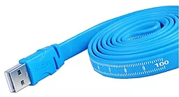 Кабель USB Remax Scale Ruler Lightning Cable Blue - миниатюра 2