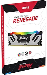 Оперативная память Kingston Fury 16 GB DDR5 7200 MHz Renegade Silver/Black RGB (KF572C38RSA-16) - миниатюра 4