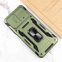 Чехол Epik Camshield Army Ring для Xiaomi Poco X5 Pro 5G, Redmi Note 12 Pro 5G Army Green - миниатюра 5