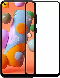 Защитное стекло PowerPlant Full Screen Samsung A115 Galaxy A11  Black (GL608676)
