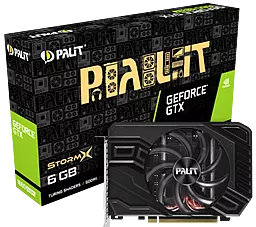 Видеокарта Palit GeForce GTX 1660 Super 6GB StormX (NE6166S018J9-161F) - миниатюра 4