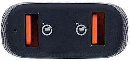 Автомобильное зарядное устройство Gembird 36W QC3.0 2xUSB-A Black (TA-U2QC3-CAR-01) - миниатюра 3