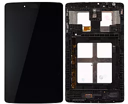 Дисплей для планшета LG G Pad 7.0 V400, V410 + Touchscreen with frame (original) Black
