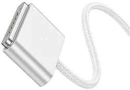 Кабель USB Hoco X103 Magnetic 140w 5a 2m MagSafe 3 cable white - миниатюра 6