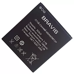 Аккумулятор Bravis SOLO (1400 mAh) 12 мес. гарантии - миниатюра 3