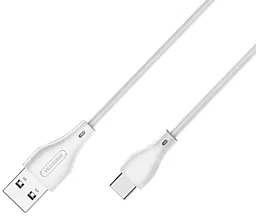 Кабель USB YK YK-S14a 25W 5A USB Type-C Cable White - миниатюра 2