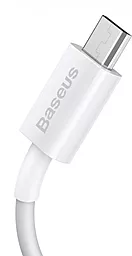 Кабель USB Baseus Superior Series 2M micro USB Cable White (CAMYS-A02) - миниатюра 2