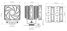 Система охлаждения Deepcool AG620 (R-AG620-BKNNMN-G-1) - миниатюра 11