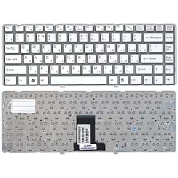 Клавиатура для ноутбука Sony VPC-EA series белая