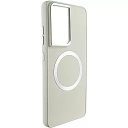 Чехол Epik Bonbon Metal Style with MagSafe для Samsung Galaxy S24 Ultra White