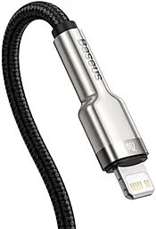 Кабель USB PD Baseus Cafule Metal 20W USB Type-C - Lightning Cable Black (CATLJK-A01) - миниатюра 5