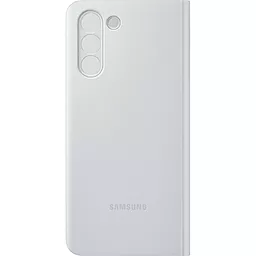 Чехол Samsung Clear View Cover G991 Galaxy S21 Light Gray (EF-ZG991CJEGRU) - миниатюра 3
