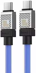 USB PD Кабель Baseus CoolPlay Series 100W 2M USB Type-C - Type-C cable blue (CAKW000303)