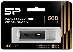 Флешка Silicon Power 500GB Marvel Extreme M80 (SP500GBUF3M80V1G) Black - миниатюра 2