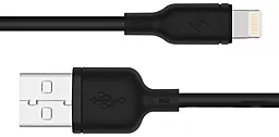 USB Кабель Momax USB Charging for Apple Lightning (UDCAP8PINDMFIL) Black - мініатюра 3