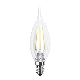 Светодиодная лампа MAXUS филамент C37 TL 4W яркий свет E14 (1-LED-540) - миниатюра 2