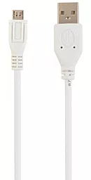 USB Кабель Cablexpert 1.8M micro USB Cable White (CCP-mUSB2-AMBM-6-W)