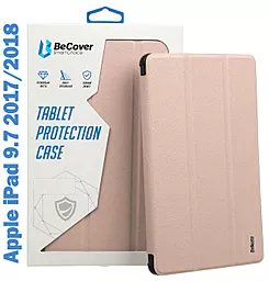 Чехол для планшета BeCover Tri Fold Soft TPU Silicone для Apple iPad 9.7 2017/2018 Pink (708513)