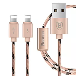 USB Кабель Baseus Portman series Doble Lightning Cable Rose Gold - мініатюра 2