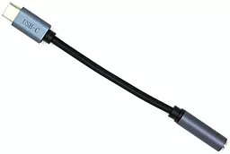 Аудио-переходник CABLETIME M-F USB Type-C -> 3.5mm Black (CA913725) - миниатюра 2