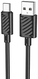 Кабель USB Hoco X88 Gratified 3A USB Type C Cable Black