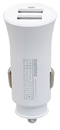 Автомобильное зарядное устройство Remax RCC-217 2.4a 2xUSB-A ports car charger White (RCC-217)