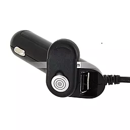 Автомобільний зарядний пристрій Blackberry CC30-MINI (mini USB) + USB разъем (5 В, 1 А) Original - мініатюра 2