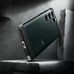 Чехол Spigen Tough Armor для Samsung Galaxy S23 Ultra Abyss Green (ACS05625) - миниатюра 3