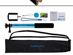 Монопод для селфі Momax SelfiFit Wireless Blue (KMS1NB) - мініатюра 3