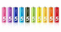 Батарейки Xiaomi (R6) AA Zi5 Rainbow Alkaline 10шт (6934263400281)
