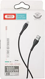 Кабель USB XO NB-Q165 Quick Charge 15w 3a Lightning cable Black - миниатюра 2