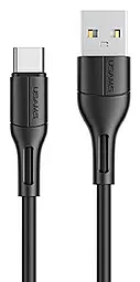 Кабель USB Usams U68 USB Type-C Cable Black (US-SJ501)