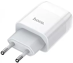 Сетевое зарядное устройство Hoco C72A Glorious White