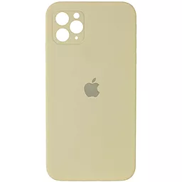 Чехол Silicone Case Full Camera Square для Apple iPhone 11 Pro Mellow Yellow
