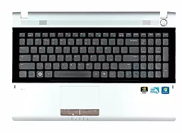 Клавиатура для ноутбука Samsung RV511 RV513 RV520 Black с топ панелью  Black