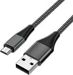 USB Кабель Powermax Basic micro USB Cable Black - мініатюра 3