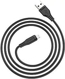 Кабель USB AceFast C3-02 12W 2.4A 1.2M Lightning Cable Black - миниатюра 2