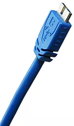 Кабель USB ExtraDigital USB 3.0 AM/micro USB 3.0 B, 0.5m, 28 AWG, Hi-Speed (KBU1625) Blue - миниатюра 3
